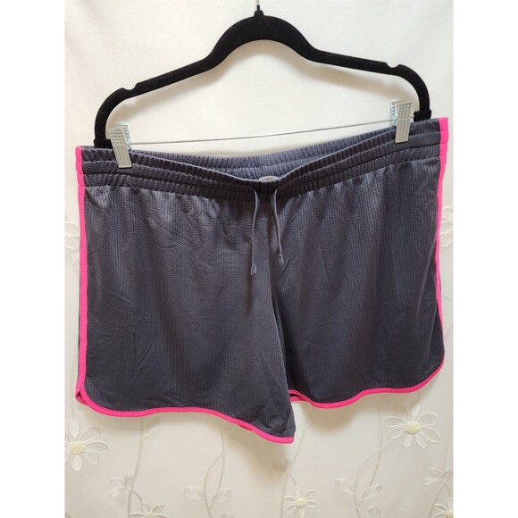 Athletic Works Womens Gray Pink XL Shorts Sporty Running Lightweight Gym Active - Picture 7 of 15